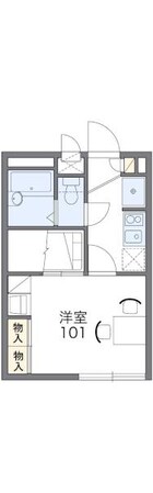 レオパレスクロスロードIIの物件間取画像